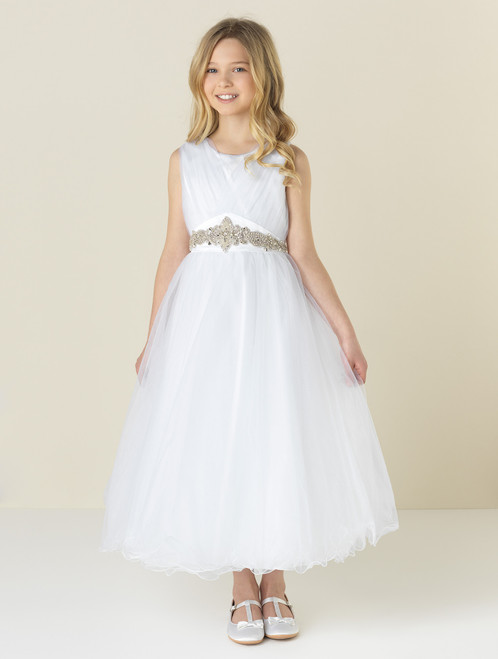 Girls white dress