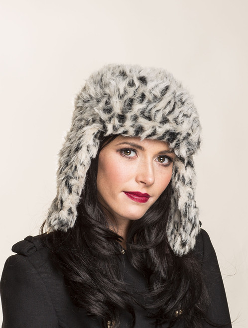 Snow lepoard hat
