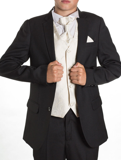Boys black suit jacket - Charles