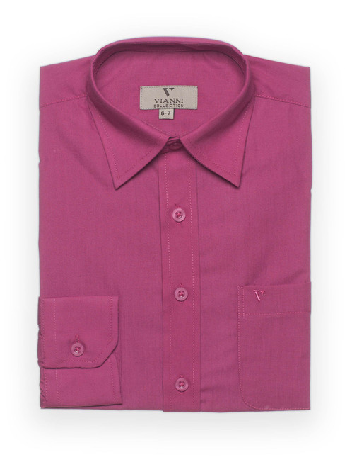 Boys cerise pink shirtt