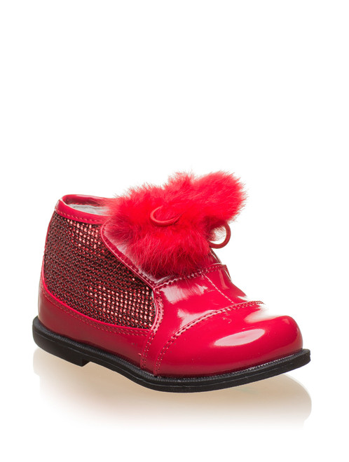 Girls Red Boots