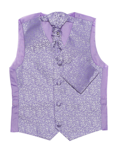 Boys lilac waistcoat set