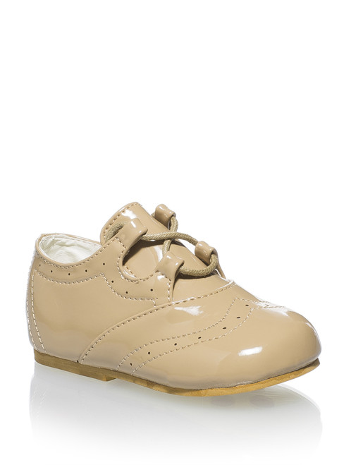 baby boys beige brogues