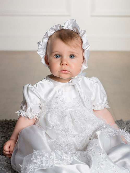 baby girls christening gown