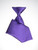 Boys purple elasticated tie