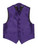 Boys purple waistcoat & cravat set