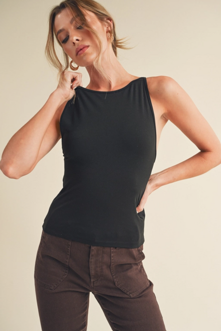 Rodi Tank Top in Black