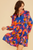 Abstract Royal Frilled Mini