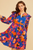 Abstract Royal Frilled Mini
