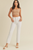 The White Cut Off Straight Jean