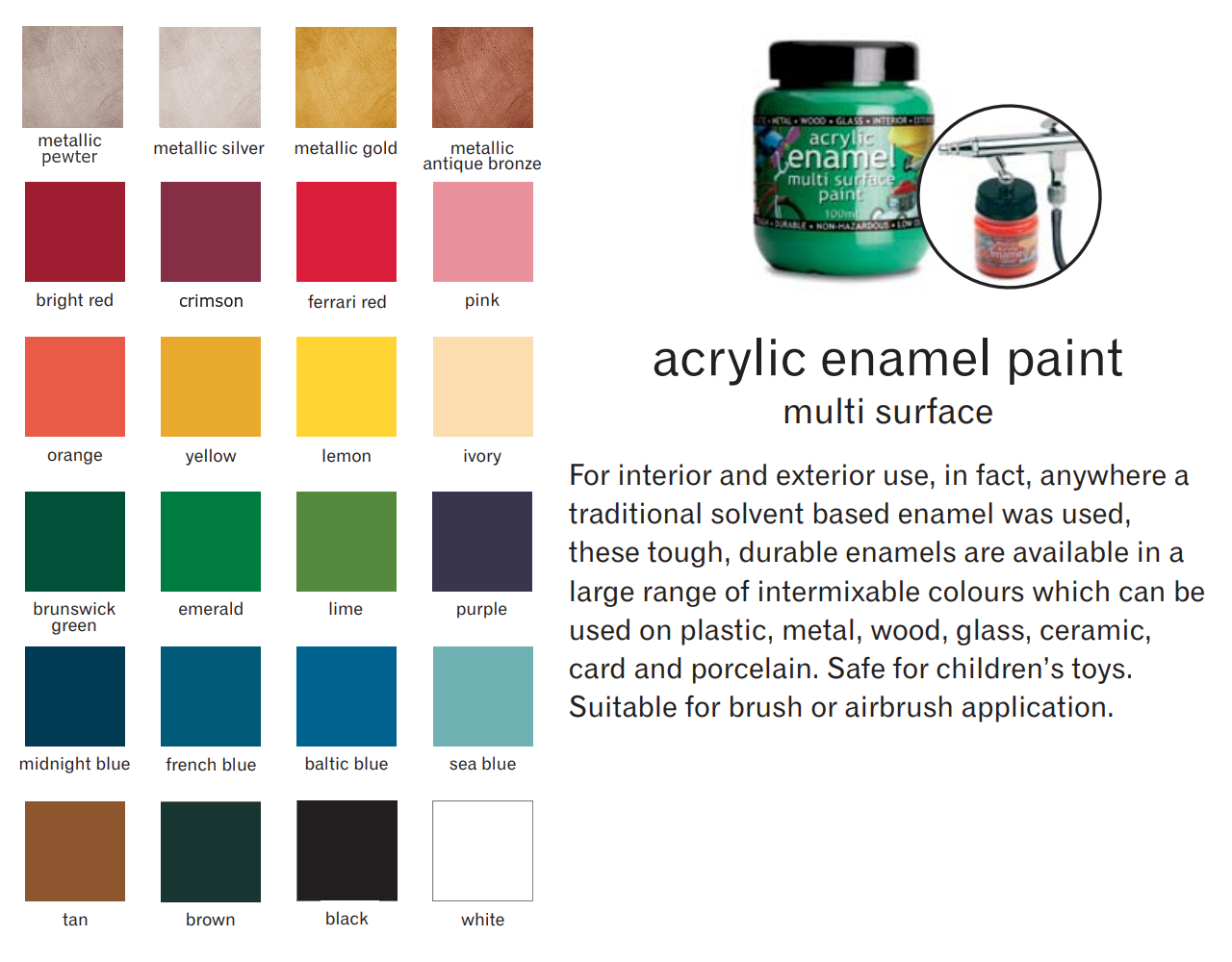 Polyvine Acrylic Enamel Paint