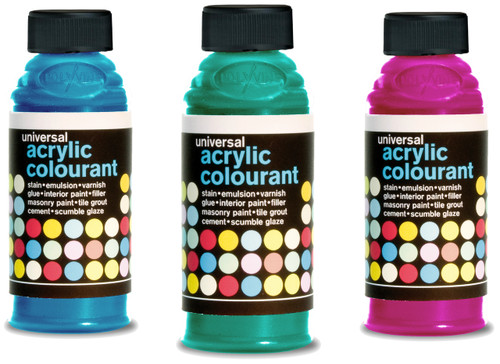 Wide variety of colours available for Polyvine Universal Acrylic Colourant