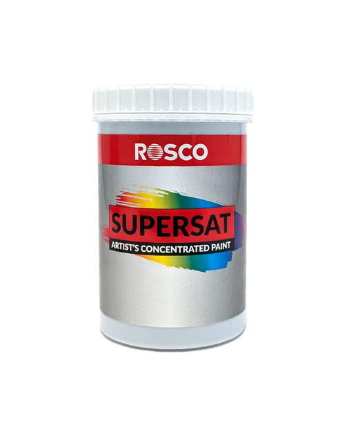 A tub of the Rosco Supersaturated 1L Paint