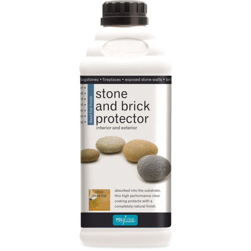 Ideal for all exterior and interior stone and brick, Polyvine Stone and Brick Protector