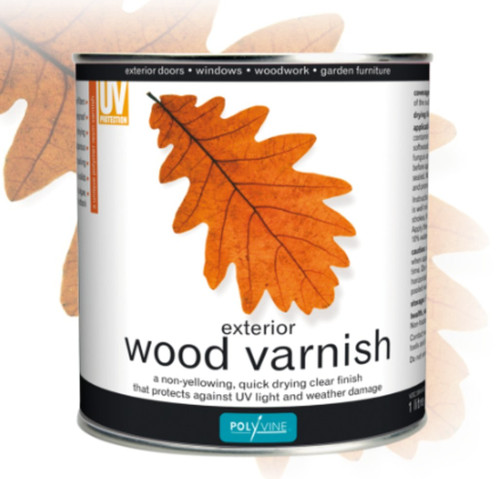 Waterproof exterior wood varnish Polyvine