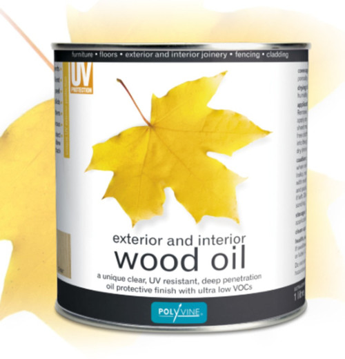 Polyvine Wood Oil, solvent free, UV resistant, exterior and interior use