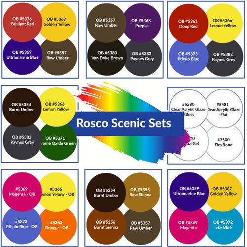 Rosco Scenic Paint, ideal for both scenic and set design