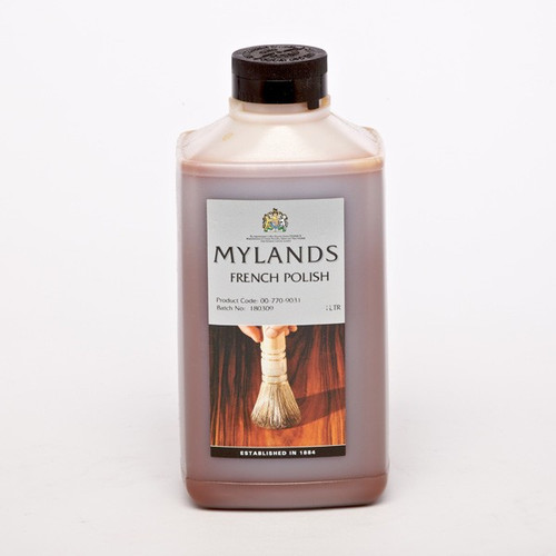 Mylands French Polish, part of the Shellac Polish range.