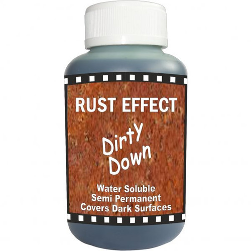 An Image of the front of a bottle of the semi permanent rust effect