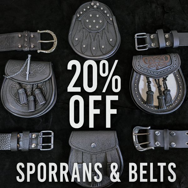 20% Off Belts and Sporrans