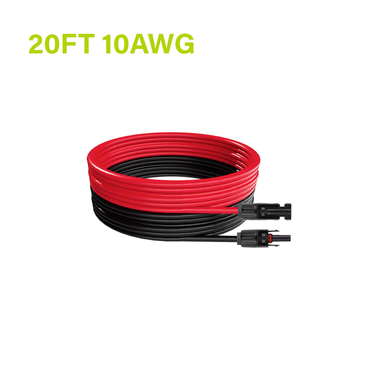 MC4 PV Wire Extension 20 foot - 20-MC4-EXT