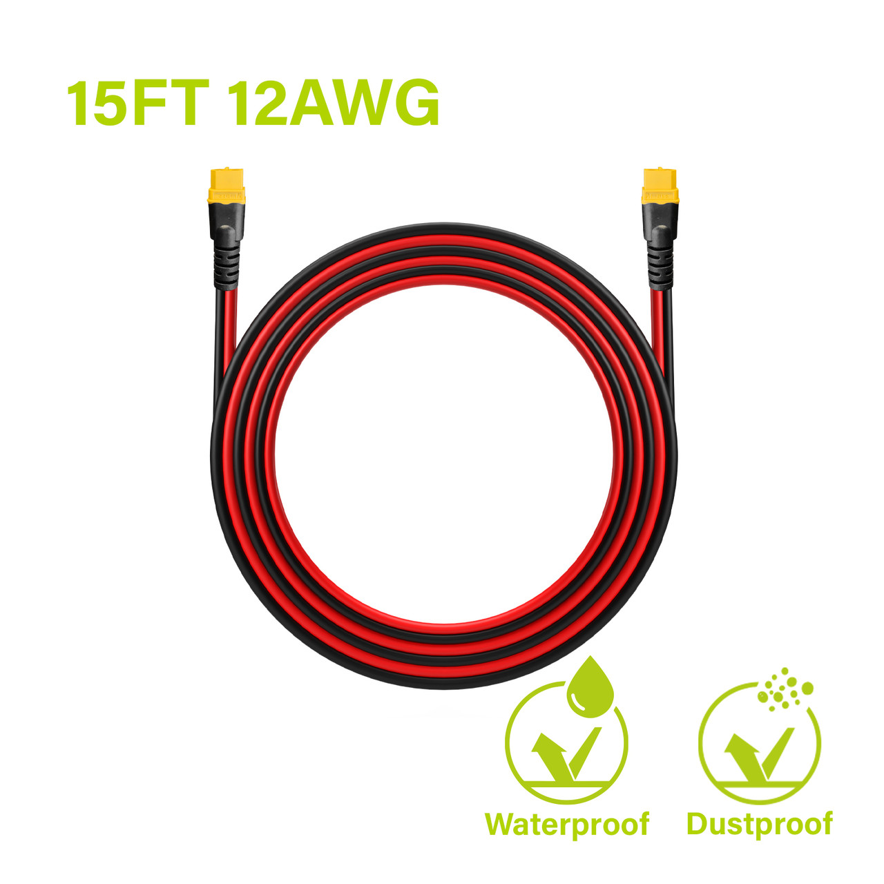 15FT 12AWG XT60 Extend Cable -Newpowa