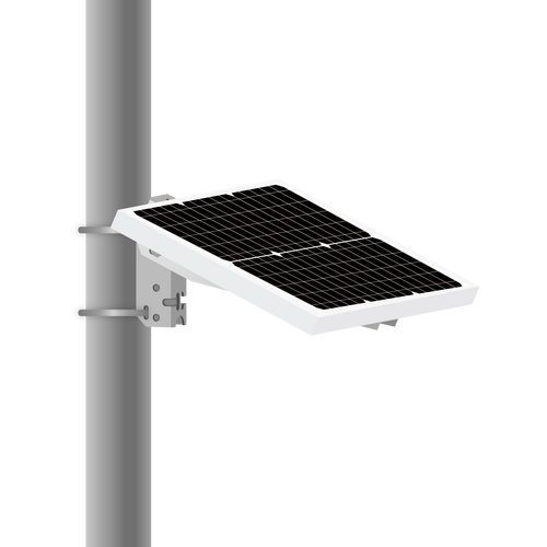 Single Arm Pole/Wall Side Mount (10W-30W Panels)