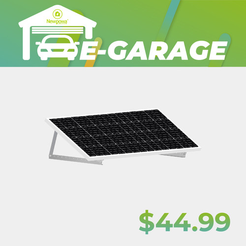 Adjustable Solar Panel Tilt Bracket for Flat Surfaces (80W-210W Panels)