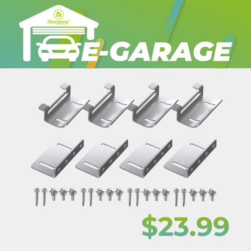 Solar Panel Mounting Curved Z Bracket (Set of 4)