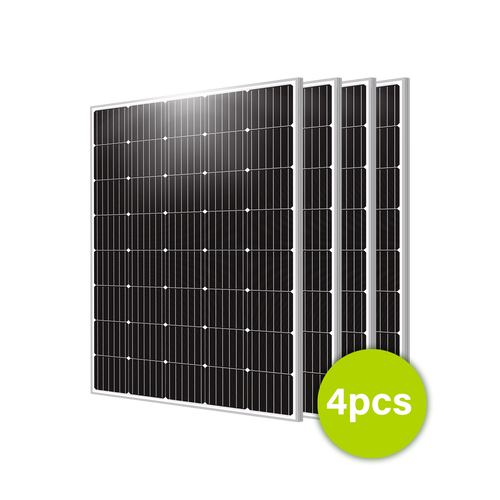 960W Monocrystalline Solar Panel (4X240W) For 12V System