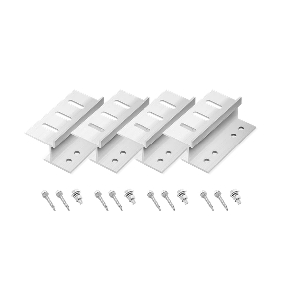 Universal flat Z bracket set