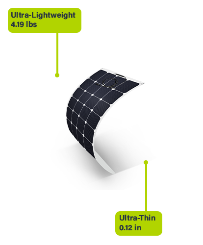 Panel Solar Monocristalino 100W 12V - 110x668x3.5cm, ODA100-18-M Osda