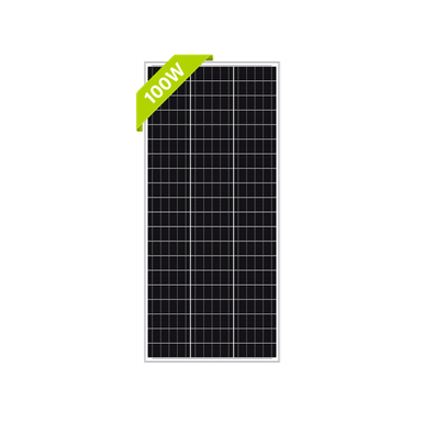 100W 12V Monocrystalline Solar Panel w/ Efficient Sorting -Newpowa