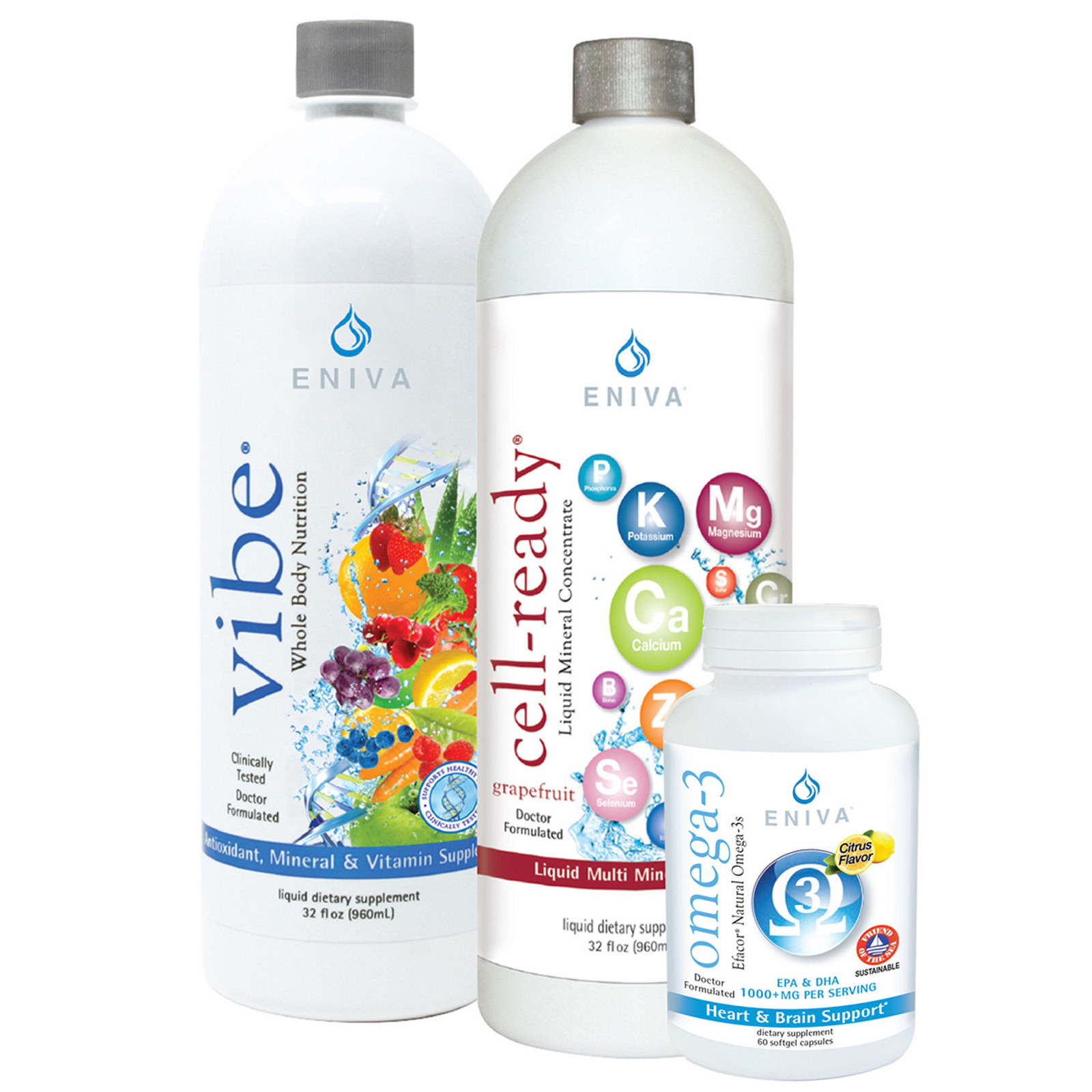MenoPause PowerPack Base - VIBE, Cell-Ready Minerals, Omega-3s Fish Oil