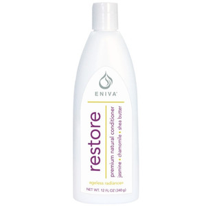 Eniva Restore Premium Natural Conditioner, 12 oz, restores hair's brilliance, premium natural conditioner, boost volume, restore moisture, exotic oils and extracts, nourish hair and scalp, silky, shiny, soft hair,* Natural Botanicals and Vitamins, Jasmine Flower, Green Tea Leaf, Agave Extract, Chamomile, Pro-Vitamin B5, Keratin Amino Acids, Shea Butter, Olive Oil, Ylang Ylang Flower Oil, Product ID 55010