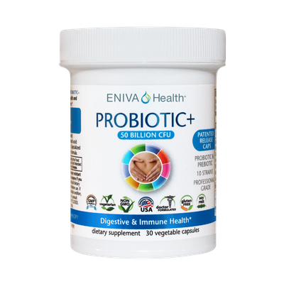 Eniva Lactobacillus Probiotic Complex, 30 caps, vegetable capsules, dietary supplement, gut health, optimize the health of digestive and intestinal environments, healthy balance of intestinal flora, bacteria aids balanced digestive and intestinal environments, proper nutrient absorption, assists during occasional GI distress, supports bowel regularity, healthy beneficial bacteria,* Product ID 12005