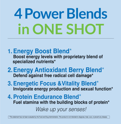 Ultrashot Natural Energy Shot, 4 Power Blends in One Shot