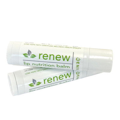 Eniva Renew Lip Nutrition, .15 oz, moisturizes lips, soothing plant nutrients, exotic oils, healthy L-lysine, Green Tea and Vitamin E, smooth away cracks, refresh with essential oils,* Almond Oil, Sunflower Oil, Avocado Oil, Safflower Oil, Spearmint Oil, Safety Promise, No Parabens, No Phthalates, No MEA, TEA or DEA, No Glycols or Aluminum, No SLS or other sulfates, No Dyes or Artificial Fragrances