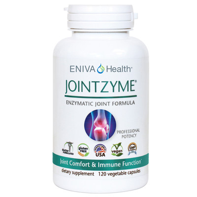 Eniva Joint-Zyme, 120 caps, joint supplement is a nutritional enzyme support, healthy function of joints, support overall body health, free from inflammation, natural healing and normal joint health, aid natural process of digestion, broad spectrum digestive enzymes, herbal  components, activating alfalfa nutrients,* Product ID 17003