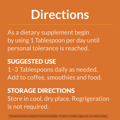 Directions for Use of MCT Oil