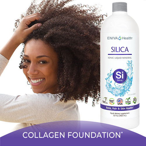 Silica, collagen foundation