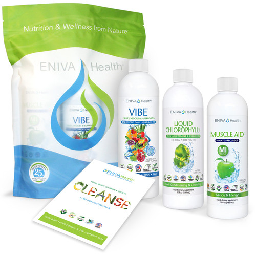 Easy Regular Detox & Body Cleanse Bundle, Whole Body Natural Cleanse Kit - VIBE Fruit Flavor (32 oz), 7-Day Detox and Cleanse, No Fasting, Easy to Use, No Dieting, Natural Ingredients, Whole Body Detox, Product ID: 32022A
