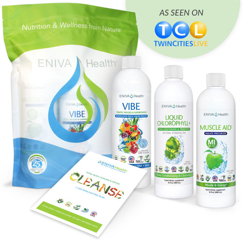 Easy Regular Detox & Body Cleanse Bundle, Whole Body Natural Cleanse Kit - VIBE Fruit Flavor (32 oz), 7-Day Detox and Cleanse, No Fasting, Easy to Use, No Dieting, Natural Ingredients, Whole Body Detox, Product ID: 32022A