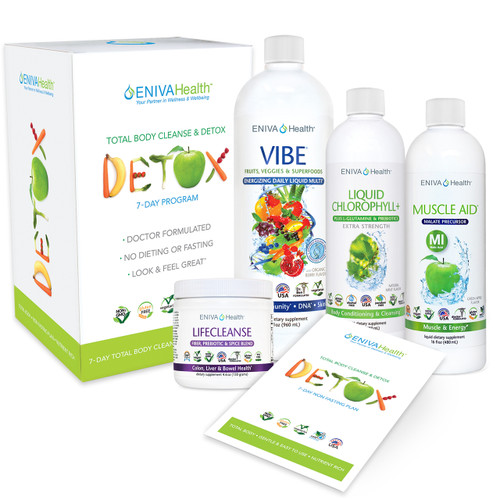 Easy Detox & Body Cleanse Bundle, Whole Body Natural Cleanse Kit - VIBE Fruit Flavor (32 oz), 7-Day Detox and Cleanse, No Fasting, Easy to Use, No Dieting, Natural Ingredients, Whole Body Detox, Product ID: 32023