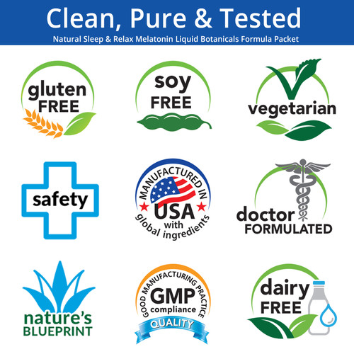 Gluten Free, Soy Free, Vegetarian, Safety, Manufactured in USA with Global Ingredients, Doctor Formulated, Nature's Blueprint, GMP, Dairy Free