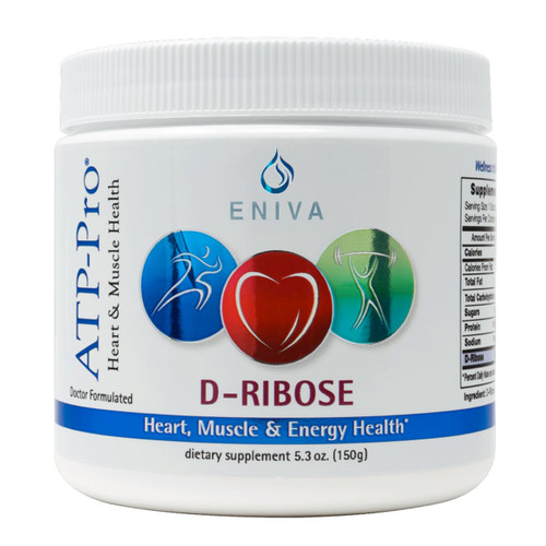 Eniva ATP PRO, 5.3 oz, D-Ribose, dietary supplement, patented** form of D-Ribose, support cardiac health, enhance energy production and promote muscle mass gains*, cellular regulator of ATP energy production, clinically proven to assist muscle and heart function*, Product ID 11007 Eniva ATP PRO, 5.3 oz, D-Ribose, dietary supplement, patented** form of D-Ribose, support cardiac health, enhance energy production and promote muscle mass gains*, cellular regulator of ATP energy production, clinically proven to assist muscle and heart function*, Product ID 11007
