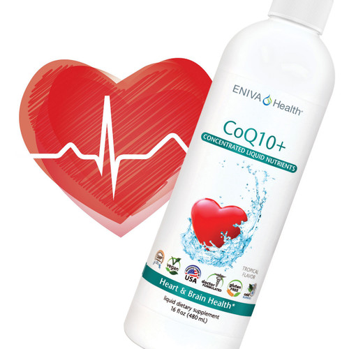 Eniva CoQ10 Plus, 16 oz, CoQ10 supplement. Product ID # 11004