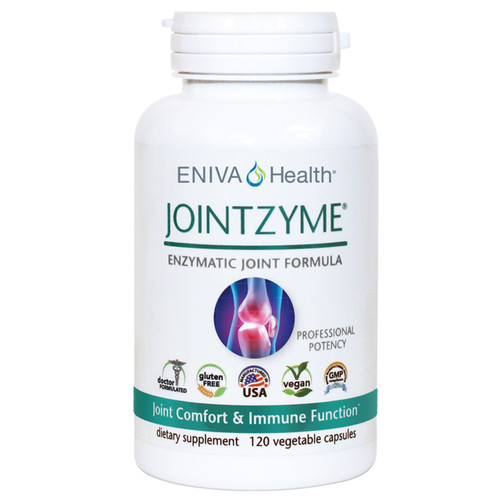 Eniva Joint-Zyme, 120 caps, joint supplement is a nutritional enzyme support, healthy function of joints, support overall body health, free from inflammation, natural healing and normal joint health, aid natural process of digestion, broad spectrum digestive enzymes, herbal  components, activating alfalfa nutrients,* Product ID 17003