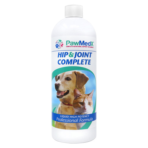 PawMedX Hip & Joint Support, 32 oz, joint and bone supplements for dogs and cats, manganese, boron, calcium and magnesium for healthy bone formation and joint flexibility, Product ID 27003