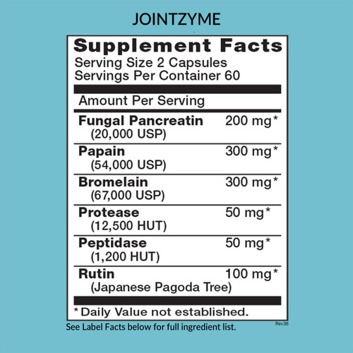 JointZyme, Supplement Facts